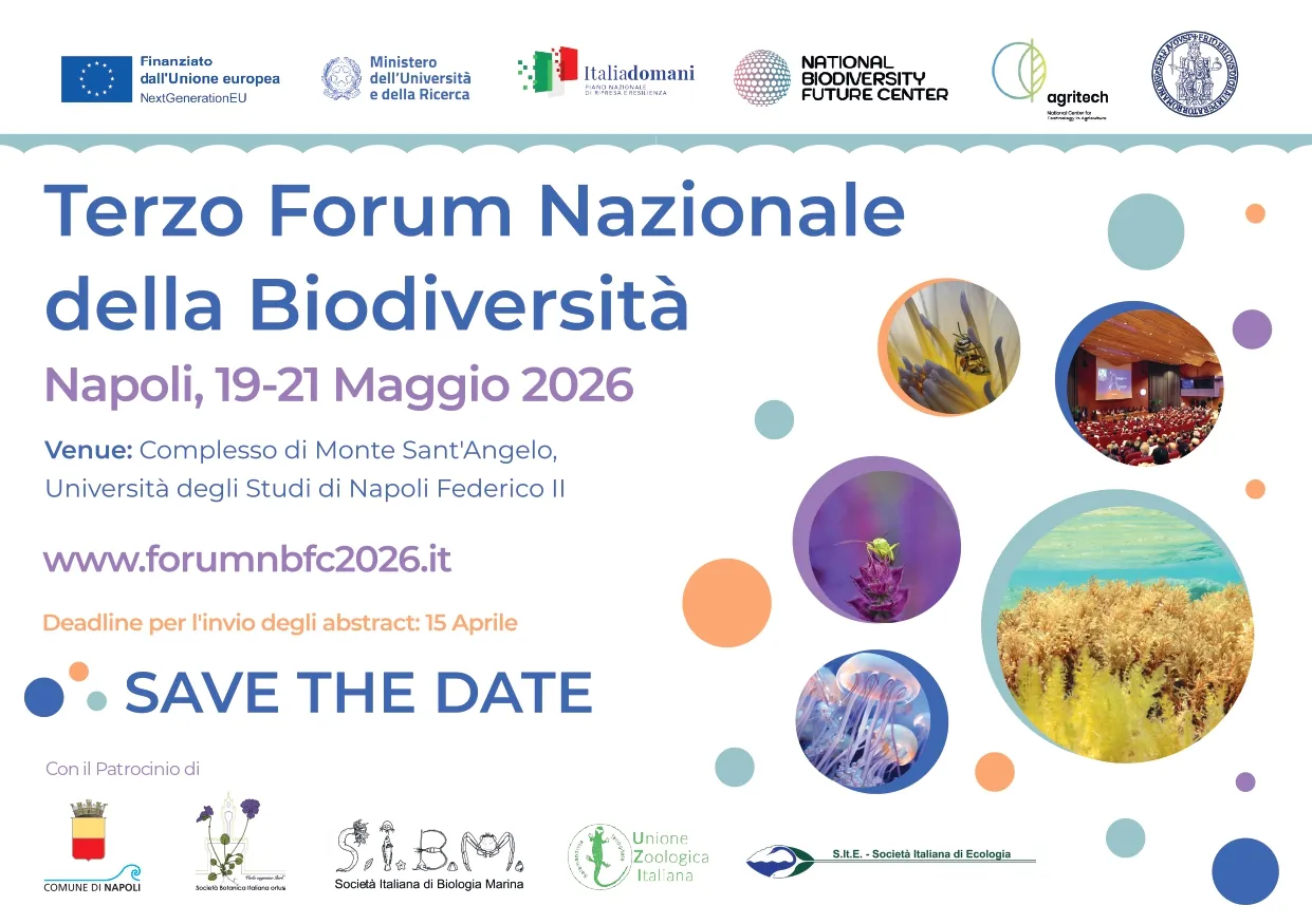 Locandina Forum Nazionale della Biodiversità 2026